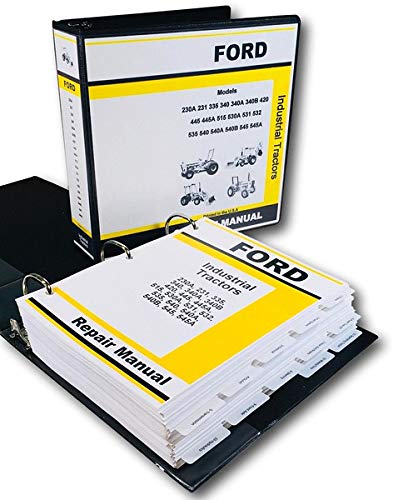 Cover of the AgPubs Service Manual for Ford Industrial Tractors