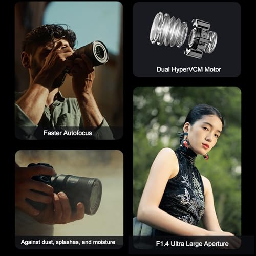 Image of VILTROX 50mm F1.4 Pro FE Full Frame Lens for Sony E, Auto Focus Standard Prime Lens with Large Aperture & HyperVCM Motor for Sony E-Mount ZV-E1 A7IV A7C A9III A1 A7SIII A7RII A7III A7RIII A7RIV A9 FX3