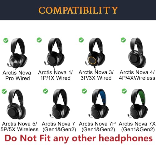 Coussinets Steelseries Arctis Nova Mousse Gel Refroidissement Isolation - 2