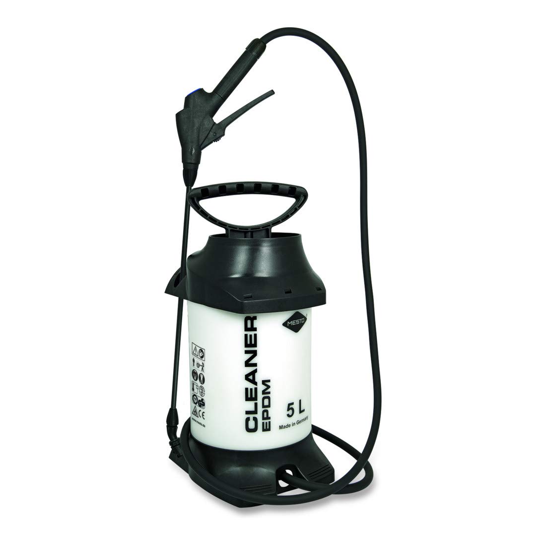 Mesto 3275PE Drucksprühgerät (für Reinigungs-/Desinfektionsmittel, Dichtungen EPDM, Spritzrohr 50 cm), Weiß, 5L