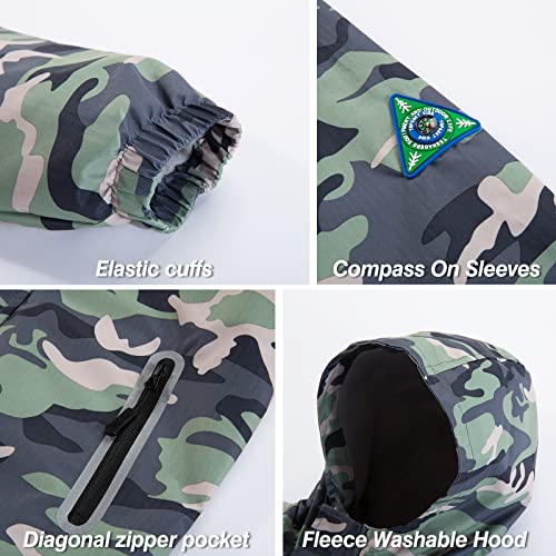 Image of Waterproof Kids Rain Jackets With Hood,Lightweight Toddler Raincoat For Boys Girls,Kids Clothes Windbreaker Jacket
