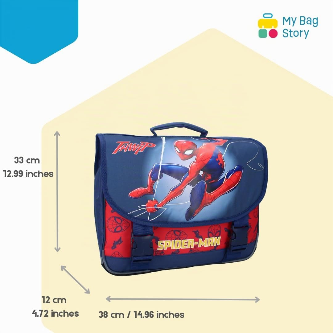 mybagstory - Cartable Spider-Man Garçon 33x38x12 cm