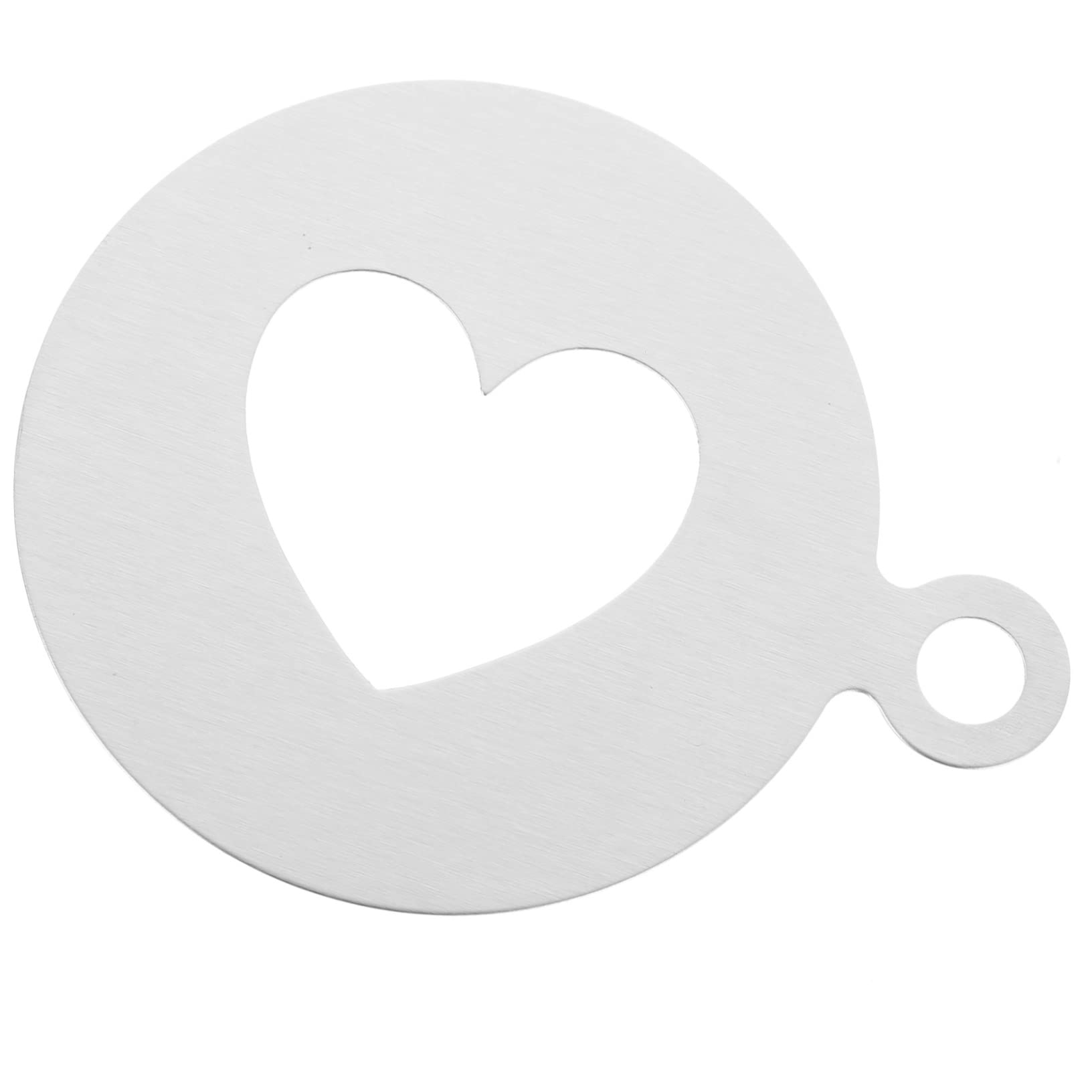 Gatuida Heart Latte Art Mold Decorative Stencil for Coffee Stainless Stencils for Baking Cake Decorations