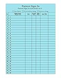 Patient Sign-in Label Forms 8-1/2' x 11' - Patients Sign in Sheets Compliant with HIPAA 25...