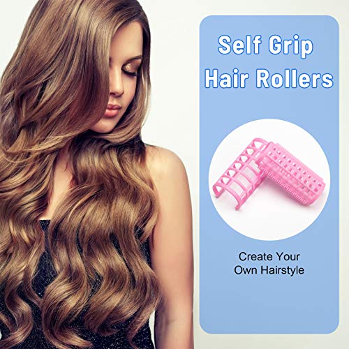 Ahier Hair Roller, 20 Pack Self Grip Roller, 4 Kinds Hairdressing Curlers For Diy Or Hair Salon (Barrel Type) (Barrel Type) #TOP6