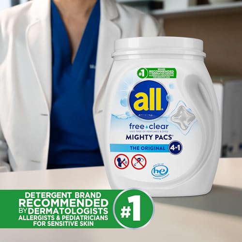 all Unit Dose Laundry Detergent, Mighty Pacs, Free Clear, 132 Count - Image 3