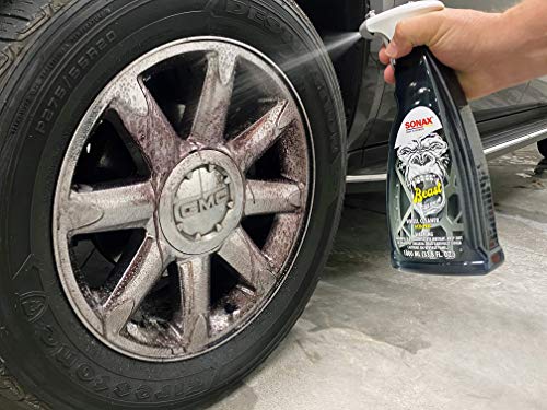 SONAX Beast Wheel Cleaner | Brake Dust Cleaner | Color Changing Rim Cleaner | Strong Wheel Cleaner | Easy Wheel and Rim Cleaner | Removes Baked On Brake Dust | 1 Liter | 33.8 fl oz - Image 5