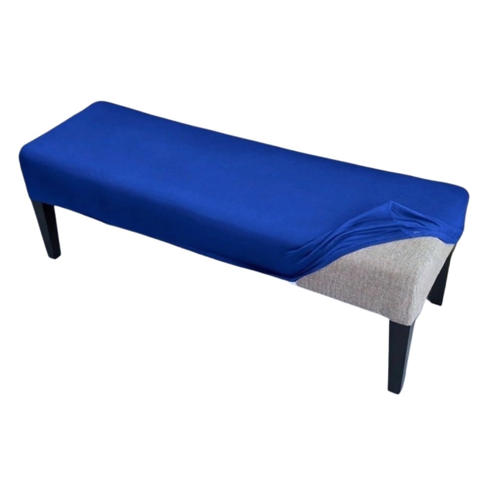 Zgcrumphant Lake Blue-L Bench Slipcover Elastic Bench Chair Cover