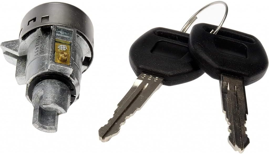 KarParts360 for Honda Civic 1996 97 98 99 2000 Ignition Lock Cylinder | Silver Housing | Metal | with Keys | 2 Pieces Key | Replacement for 35100-S01-A11, 35100-SR3-A03