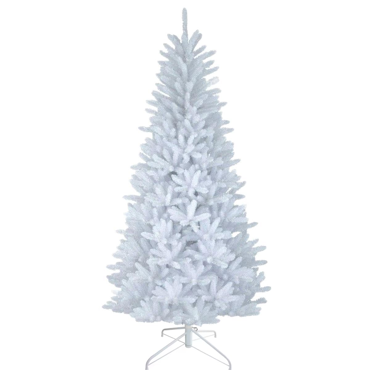 House of Home 5ft White Artificial Christmas Tree – 400 Tips, Compact Design, Easy Assembly, Realistic Winter Xmas Tree for Home and Office
