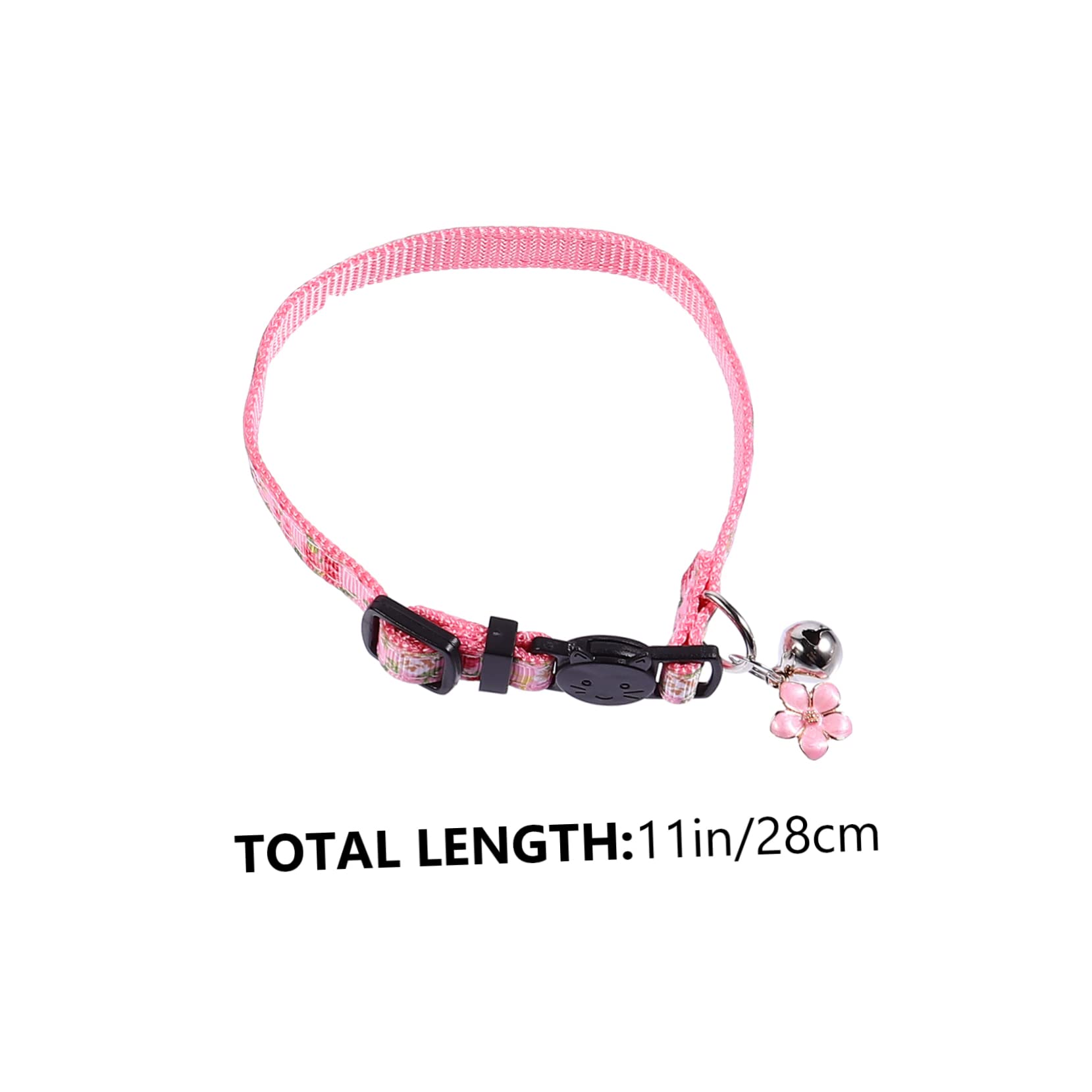 Kisangel 12 Piezas Collar de Gato Cat Collar decoración Floral callar de Perro Ajustable capacitación Collar de Mascota Lazos para Mascotas Gato Mascota Cuello Cadena de Mascotas Nylon