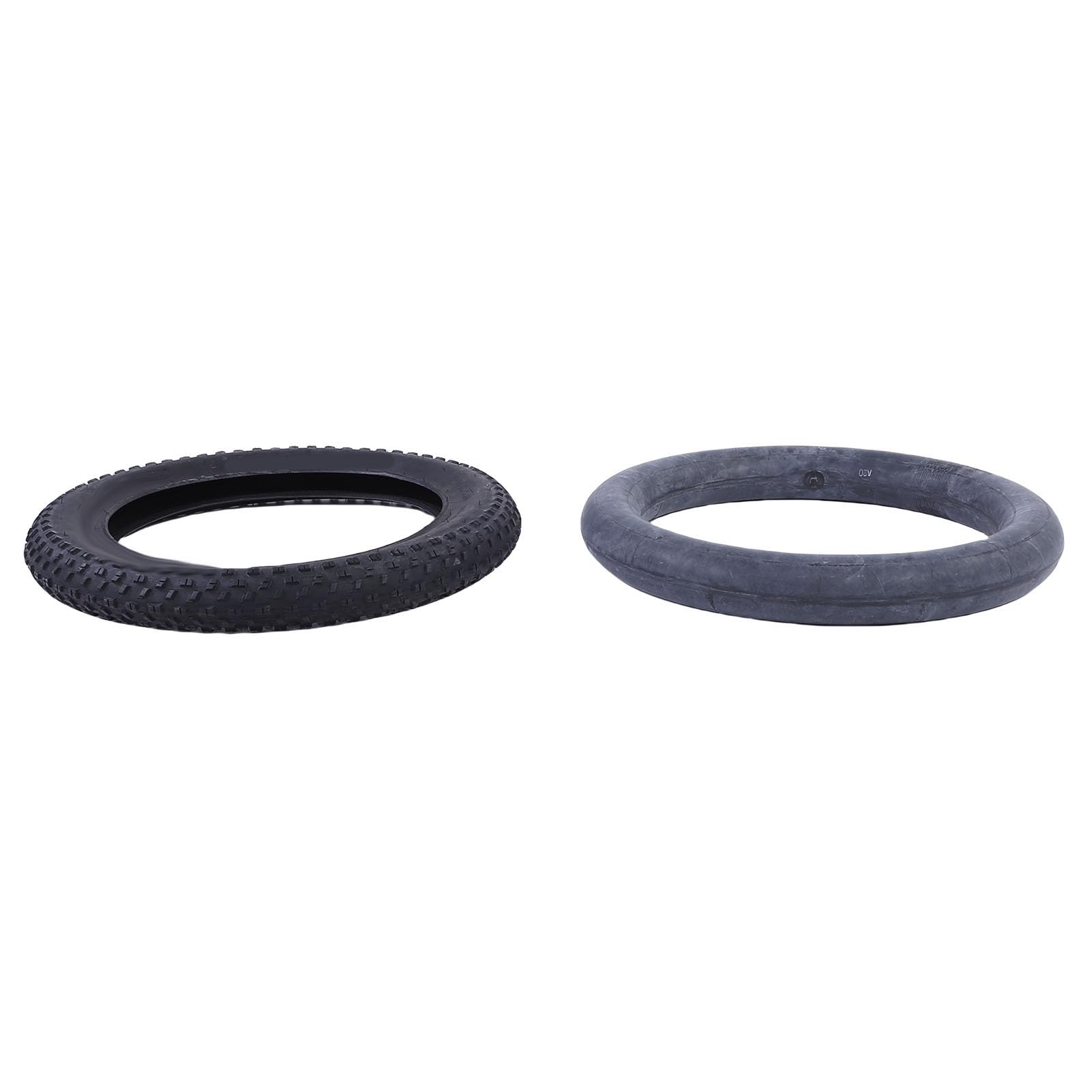 Neumático Ancho 20x4.0, Neumático de Goma Enrollable Multifuncional con Agarre y Manejo Mejorados para Bicicleta de Montaña Plegable