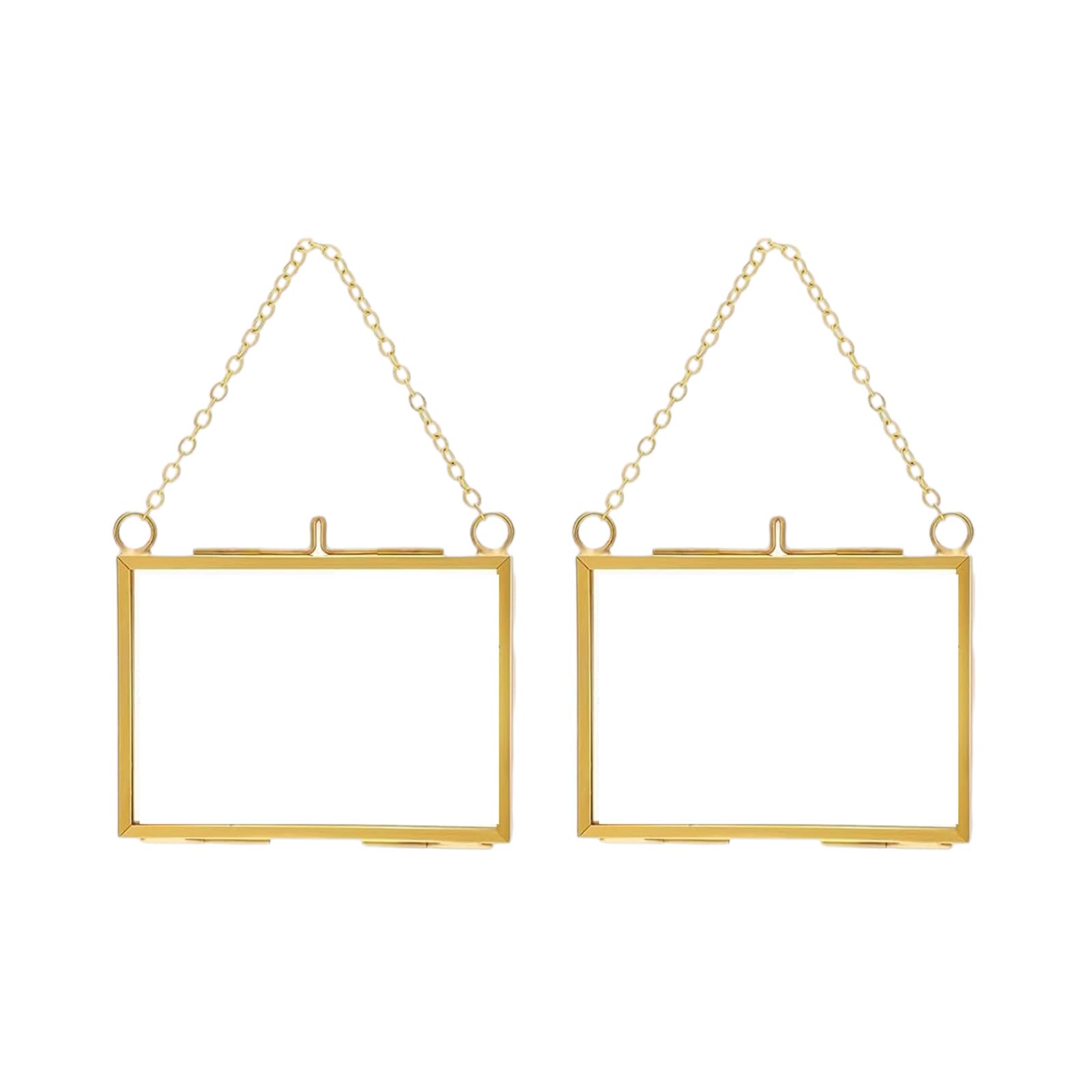 Avejjbaey 2Pcs Wall Mounted Square Dried Flower Holder with Metal Frame for Preserving Pressed Flower Specimens Home Decoration Home Decoration Frame