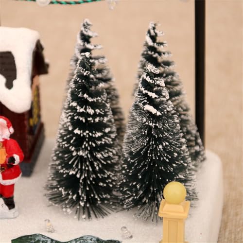 Adornos navideños de resina sin cables molestos gracias a las pilas 7