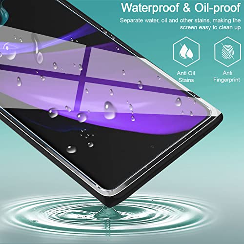 Ueebai 2 Packs Screen Protector For Samsung Galaxy Z Fold 2 5G, Tempered Glass Hd Clear Sensor Protection Case Friendly Easy Installation Bubble Free Glass Full Coverage Tempered Film - Transparent #TOP3