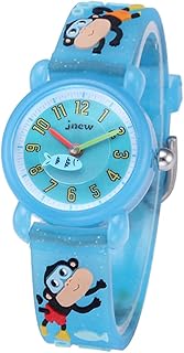 Pulseira de relógio inteligente macaco leve para meninas presente padrão de silicone relógios azul meninos digital D crianças desenho animado para relógio de pulso infantil, Azul, medium, centímetro