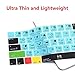 Davinci Resolve Shortcuts Keyboard Cover for 2016-2024 M1/M2 MacBook Pro 14 inch and MacBook Pro 16 inch, MacBook Pro 13 15 Touch Bar Inch(A1989/A1706,A1990/A1707) 2016-2024