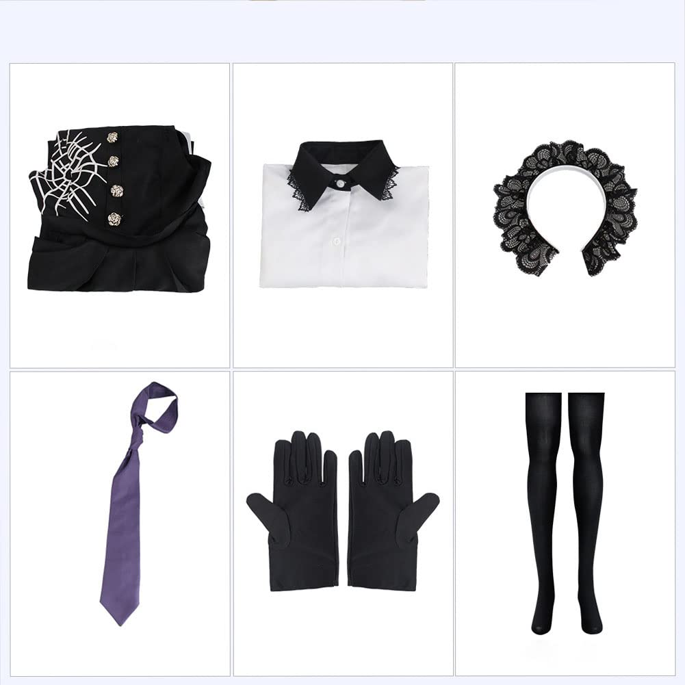 Tōjō Kirumi kostium cosplay, dla kobiet, strój pokojówki, mundurek szkolny, anime, na Halloween, imprezę, cosplay, ubrania dla dziewcząt, fanów