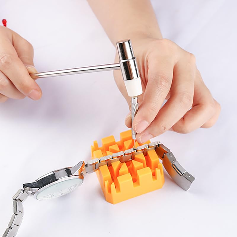 Kit Riparazione Orologi 147 Pezzi - Attrezzi Professionali Per Sostituzione Batteria E Cinturini - Foto 3