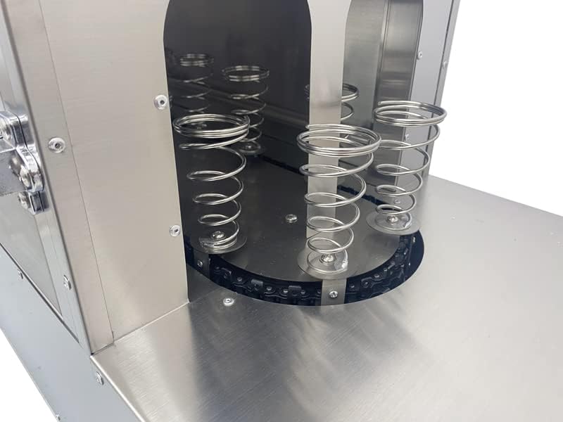 Miniatura 4 de TECHTONGDA Horno de cono de pizza comercial, multiusos, con 12 bases de cono de pizza, bandeja extraíble, horno de pizza eléctrico giratorio de