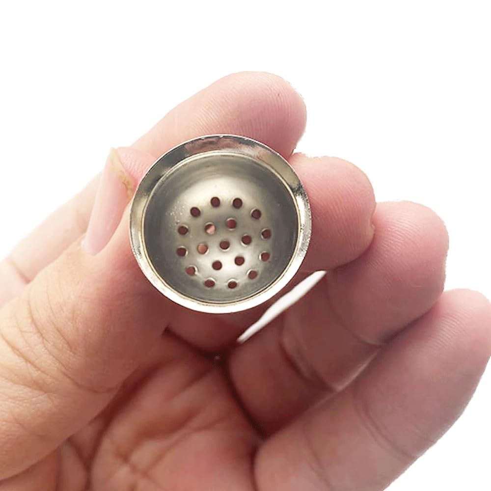 20 Holes 1inch diameter Bowl Stainless Steel Replacement silicone straw bowl Screen Filters(5pcs/pack)