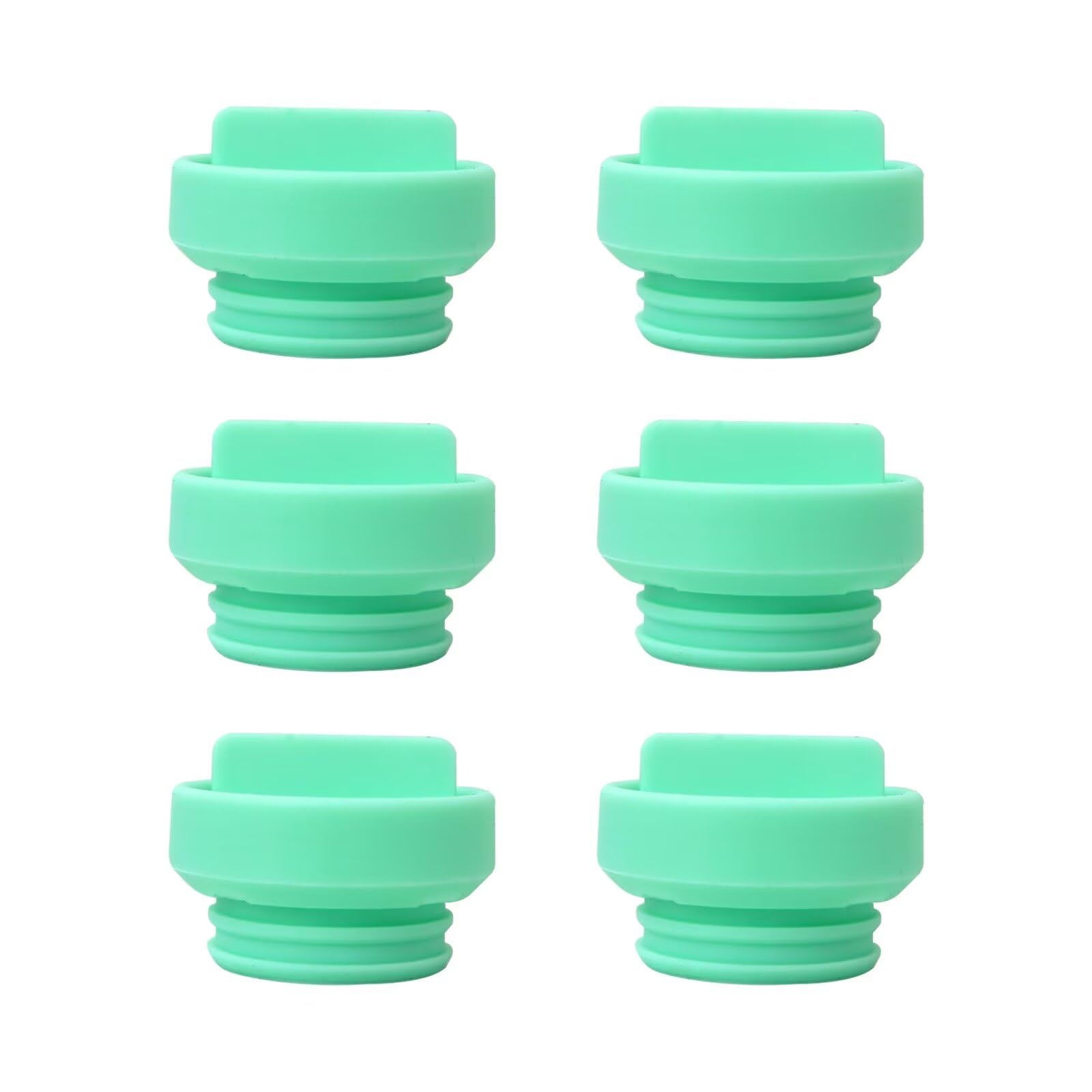 INGQI 6pcs Green Duckbill valves, Easy to Clean Soft Material Breast Pumps Parts