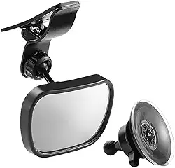 Adoleta Bebê Espelho Retrovisor Para Bebê Preto