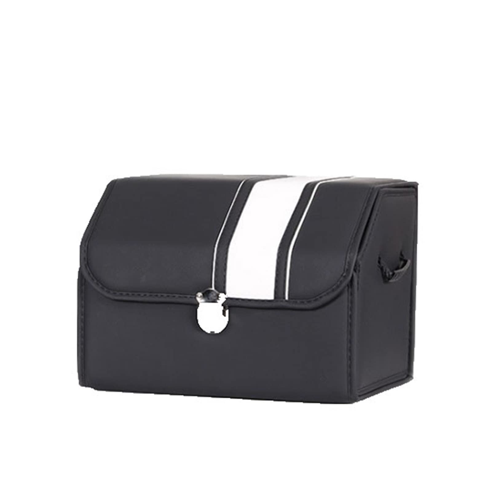 Duole Boîte de Rangement de Tronc de Voiture Lourde PP Planche imperméable Pliable de Voiture de Stockage de Voiture de Stockage en Cuir boîte de Finition Organiseur de Rangement Rangement