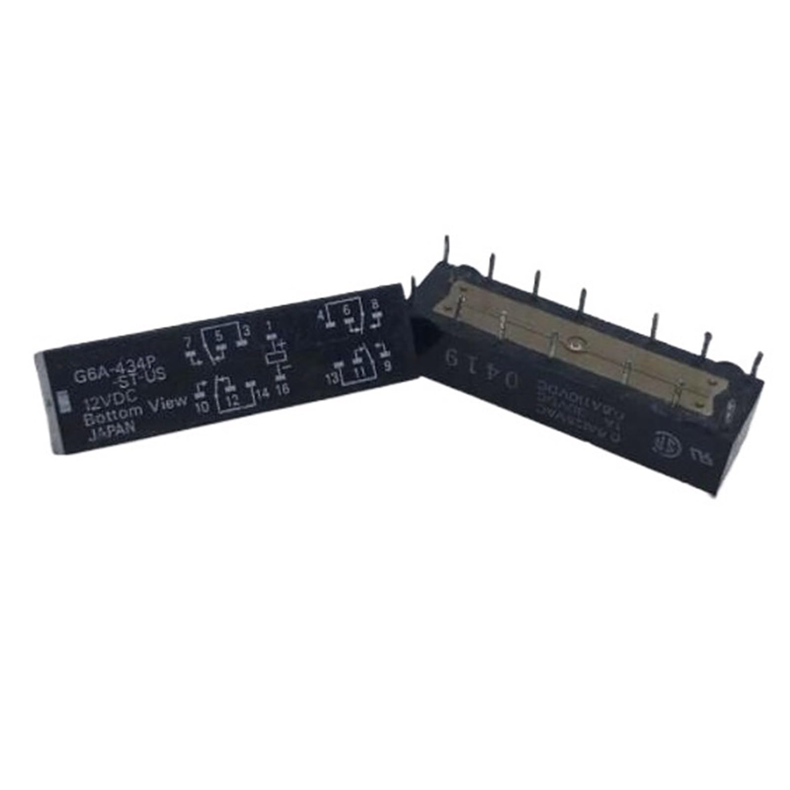 Relais 12V G6A434P DC12V commutateur 4 inverseurs composant électronique DIP14