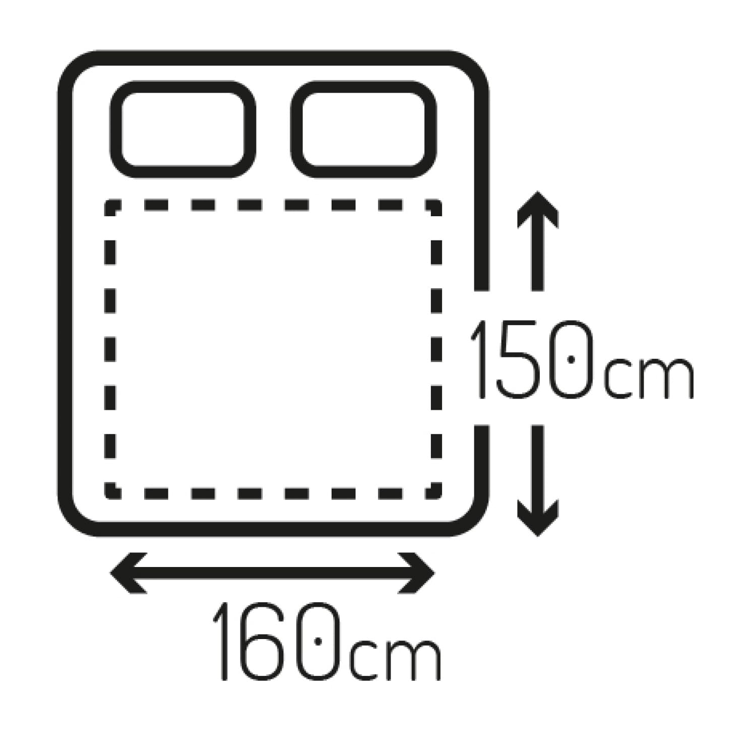 Camry CR-7417 - Calienta Camas Eléctrico Doble, 120W, 8 Niveles de Temperatura, Temporizador, Lavable, 150 x 160 cm, Protección por Sobrecalentamiento