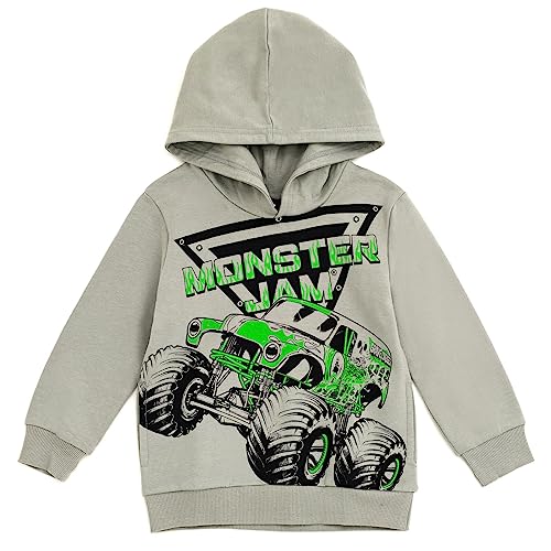 Image of Monster Jam Boys' Graphic Fleece Hoodie and Jogger Set Toddler to Big Kid