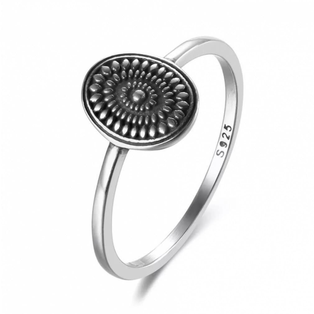 Anelli da dito in argento sterling 925 per regali di gioielli di fidanzamento di coppie di amiche e donne