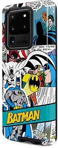 Skinit Pro Phone Case Compatible with Galaxy S20 Ultra 5G - Officially Licensed DC Comics Batman Vintage Pose Collage Art Design