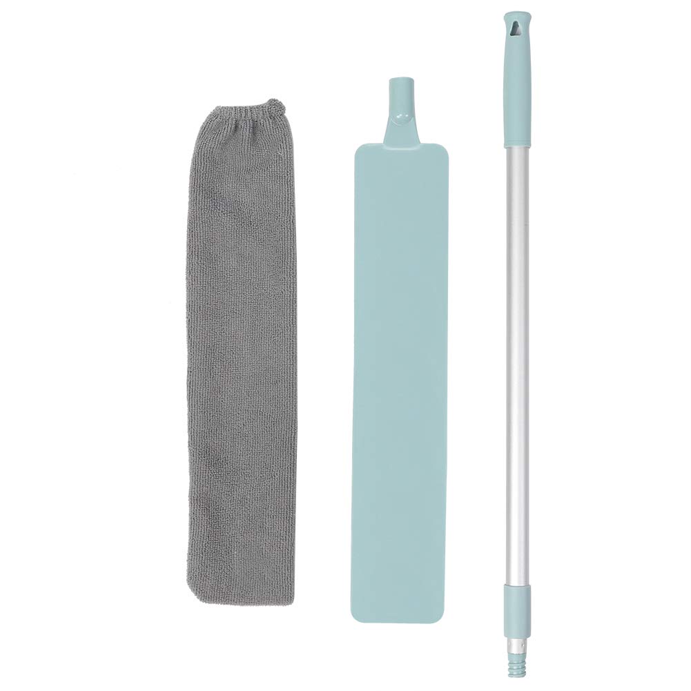 Sunicon Retractable Gap Dust Cleaner Brush, Household Flexible Long Handle Dust Removal Tool Cleaning Duster Brush, with 2 Microfiber Dusting Cloths, for Cleaning Refrigerator Sofa