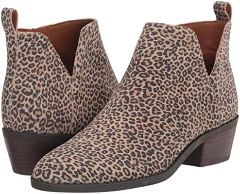 Lucky Brand Women's Fallila Bootie Ankle Boot, Eyelash, 7.5 Wide | Image 6