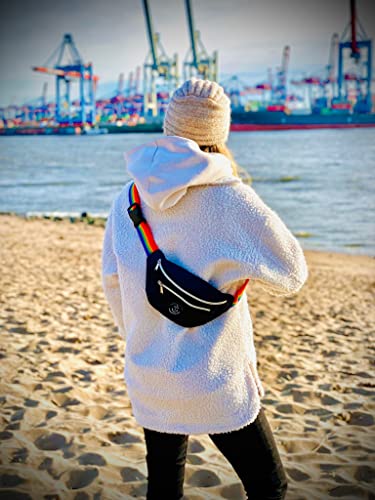 ANKERFREUND Marsupio con cintura arcobaleno per