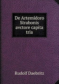 Paperback De Artemidoro Strabonis avctore capita tria [Latin] Book