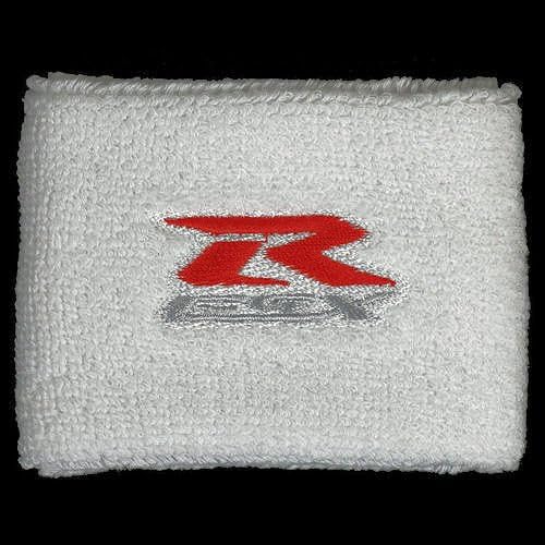 Suzuki GSXR White Brake Reservoir Cover by MotoSocks Fits GSXR, GSX-R, 600, 750, 1000, 1300, Hayabusa, Katana, TL 1000, SV 650