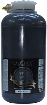 Cadence Hybrid Akrilik Boya Siyah 2000ml NH-060