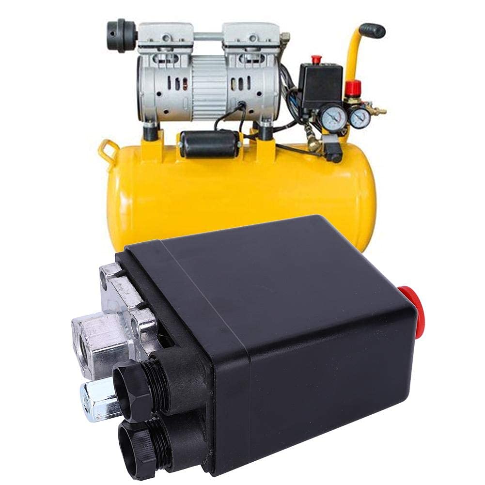 220V Wyłącznik Ciśnieniowy Sprężarki Powietrza Regulator Ciśnienia Powietrza Przełącznik Zaworu Pionowy Jednofazowy 8Kg Akcesoria Mechaniczne Pojedynczy Otwór Fb-30