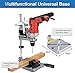 GOTOTOP Drill Press, Adjustable Desktop Drill Stand with Universal Bench Clamp Workbench Support Tool Repair Station for Stand Rotary Tool Drilling