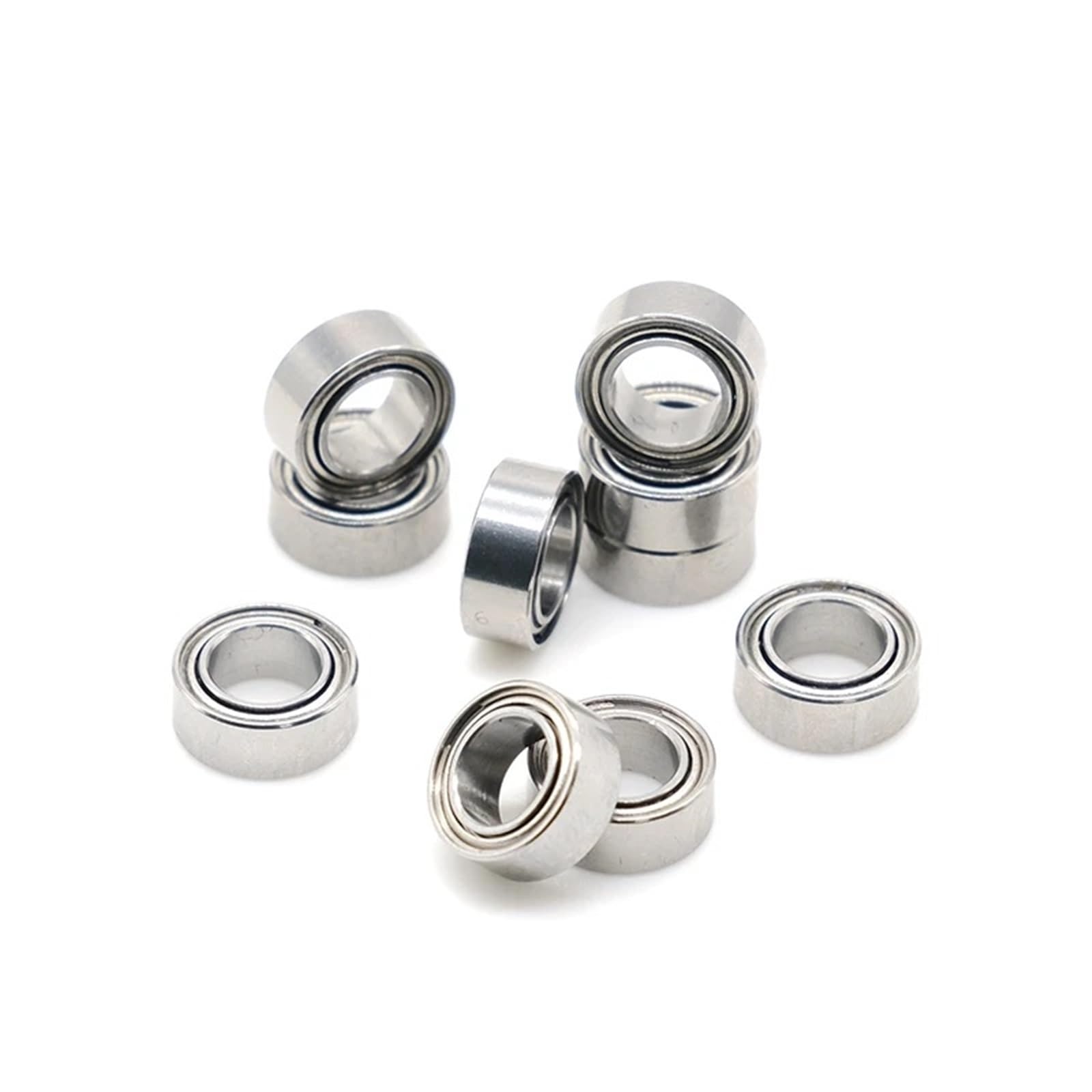 Rodamientos de bolas de acero inoxidable DDRI-5632ZZ R156ZZ SR156ZZ de 3/16 x 5/16 x 1/8 pulgadas (10 unidades)