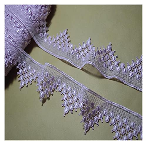 Dentelle soluble triangle violette pour customiser vos vêtements d'été - 2