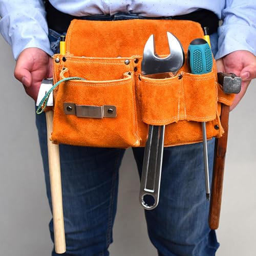 Bolsa de herramientas de piel multiusos de gran capacidad y diseño 4