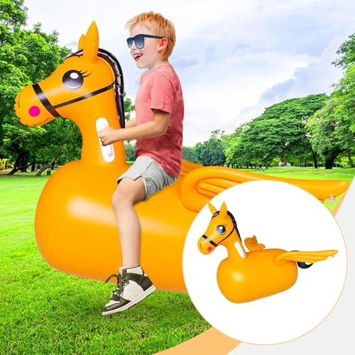 Cheval à bascule gonflable, cadeau idéal pour garçons et filles