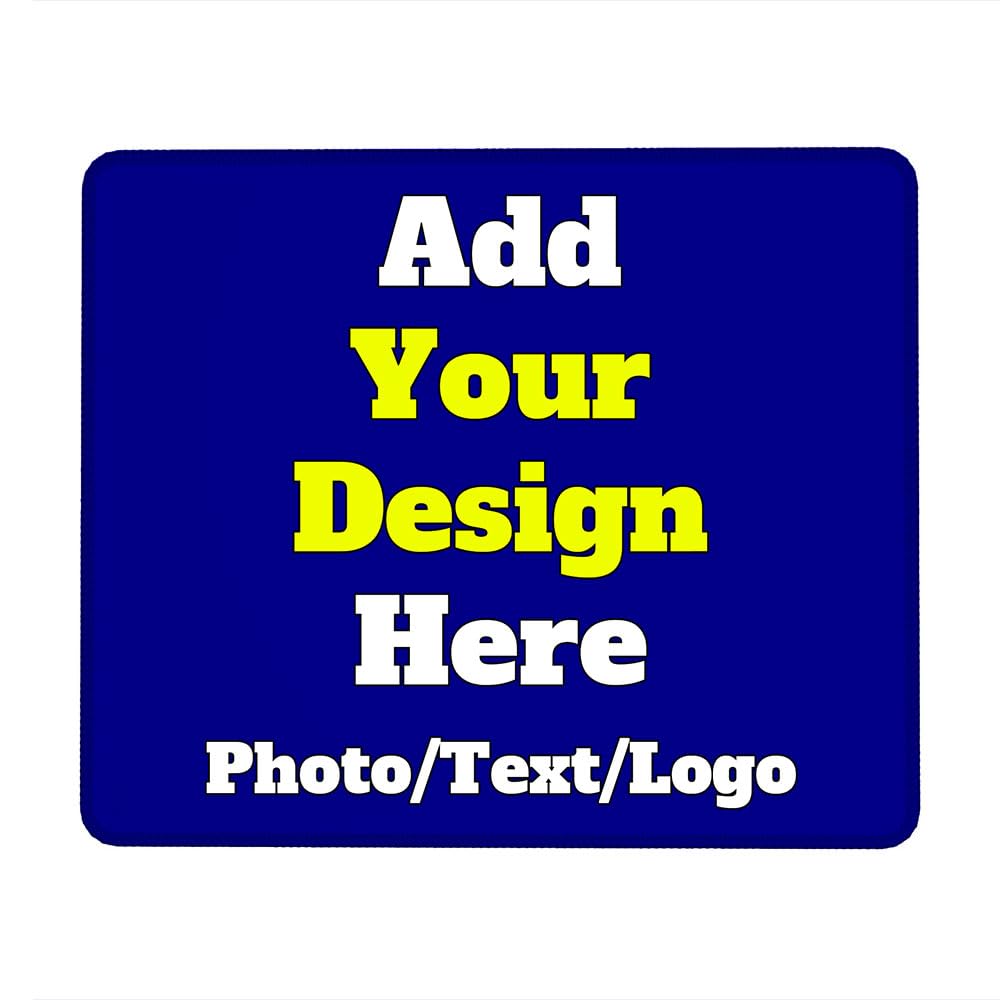 Jiposuhoe Customized Mousepad Add Your Text Picture Logo Custom Mousemat for Office Home Bedroom Desk Personalized Customize Mousepads Gifts Computer