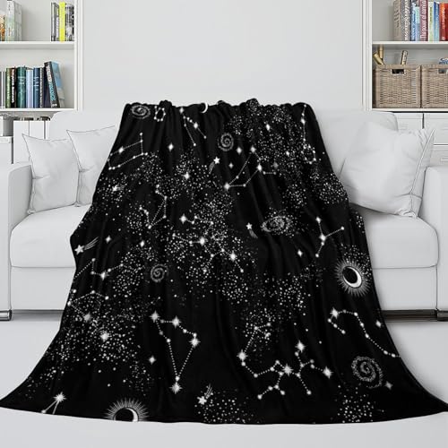 Couverture polaire StarryNight 150x200cm en microfibre 3D