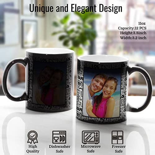 image for TANGLONG Color Changing Coffee Mugs 11oz Sublimation Mugs Magic Mug He