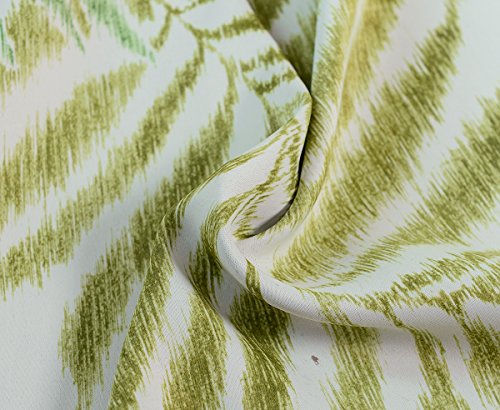 Myru 1 Pair 63 Inch Length Pastoral Palm Tree Curtains,Tropic Window Draperies,Nice Room Decor,Green Leaves, 2 X 54X63 Inch #TOP6