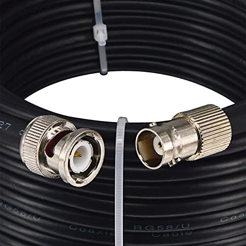 BOOBRIE BNC Extension Cable 15M BNC Male to BNC Female RG58/U Coaxial Cable BNC Cable BNC Male to Female HD Video Cable BNC Coax Cable SDI for CCTV Broadcast Video SDI Lead Cable